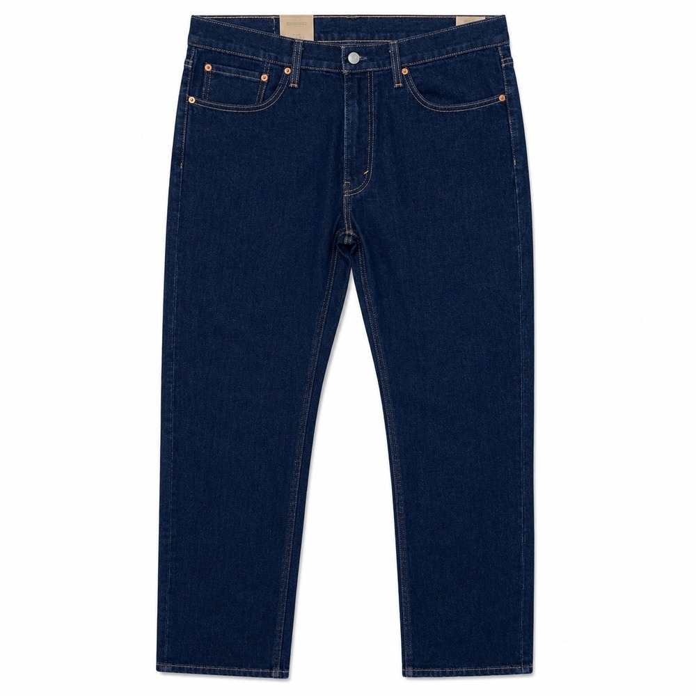 Levi's 502 Taper Jeans Mens 36x32 Large Stretch Dark Blue Denim Classic NWT - Picture 2 of 8